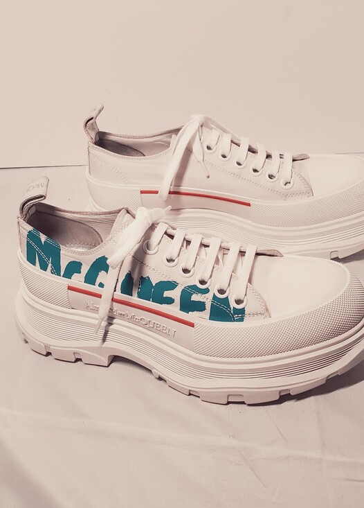 Alexander McQueen Other - Authentic Alexander McQueen White Platform Sneakers Size 40